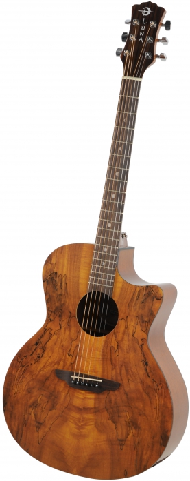 Luna Gypsy Spalt Maple acoustic guitar