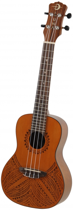 Luna Tapa Cedar electric acoustic concert ukulele