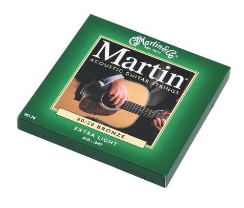Martin M170 acoustic guitar strings 10-47