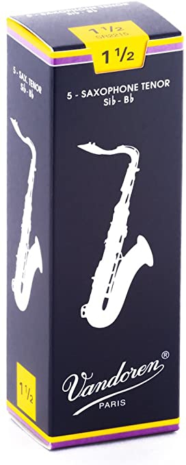 Vandoren Standard 1.5 tenor saxophone reed