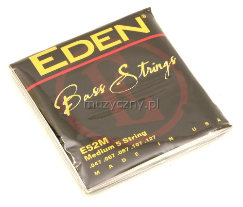 Eden E52M bass guitar strings 5′ 47-127