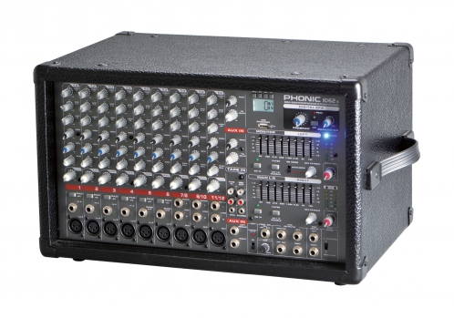 Phonic PowerPod 1062R 10-channel powered mixer with DFX & USB recorder