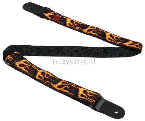 PlanetWaves 44A01 guitar strap FLAMES