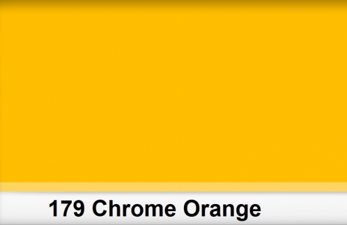 Lee 179 Chrome Orange colour filter, 50x60cm