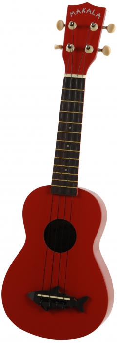 Kala Makala Shark SS-RED soprano ukulele, red
