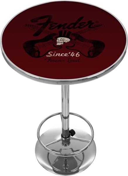 Fender 42″ Pub Table Top Hat Red