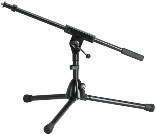K&M 25910-300-55 low microphone stand with boom arm