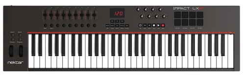 Nektar Impact LX61 master keyboard controller USB/MIDI