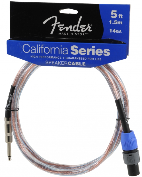 Fender California Clear 5′14 GA speaker cable