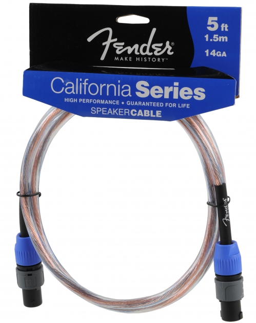 Fender California Clear 5′14 GA speaker cable