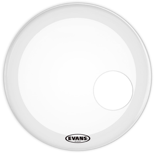 Evans BD22RSW EQ-3 Reso Smooth White 22″ drumhead