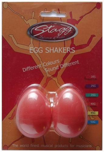 Stagg EGG-2RD shaker (pair) percussion instrument