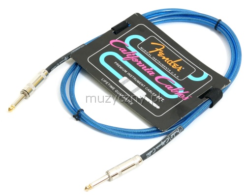 Fender California 6ft cable Lake Placid Blue