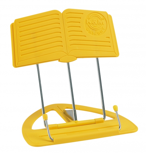 K&M 12450 Uni-Boy Classic table-top stand (yellow)