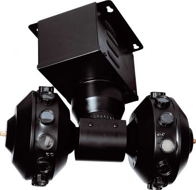Scanic Twin Wheel light effect