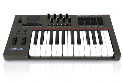 Nektar Impact LX25 master keyboard controller USB/MIDI