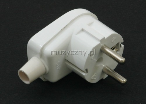 AN W-10 plug Uni Schuko, angled (230V)