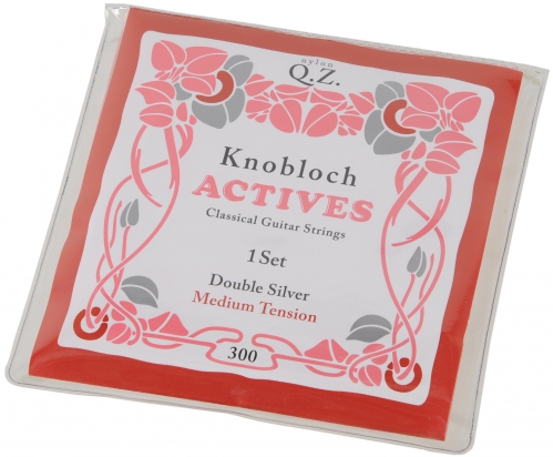 Knobloch Actives 300 Q.Z Medium Tension classical guitar strings
