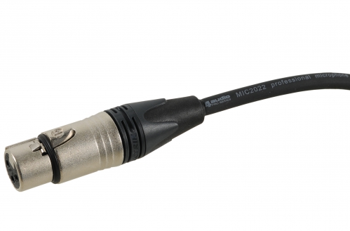 4Audio MIC PRO 10m przew�d mikrofonowy XLR-F - XLR-M z opask�, Neutrik