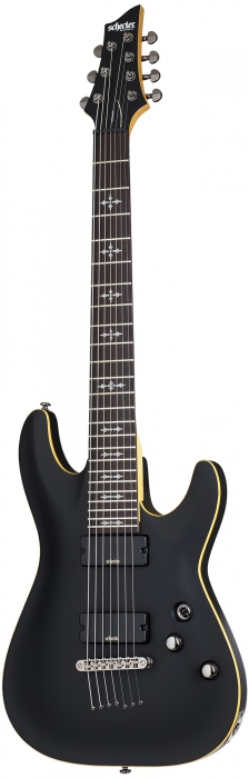 Schecter Demon 7 Aged Black Satin seven strings electric guitar