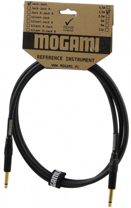 Mogami Reference RISS25 instrument cable, jack/jack, 2.5m
