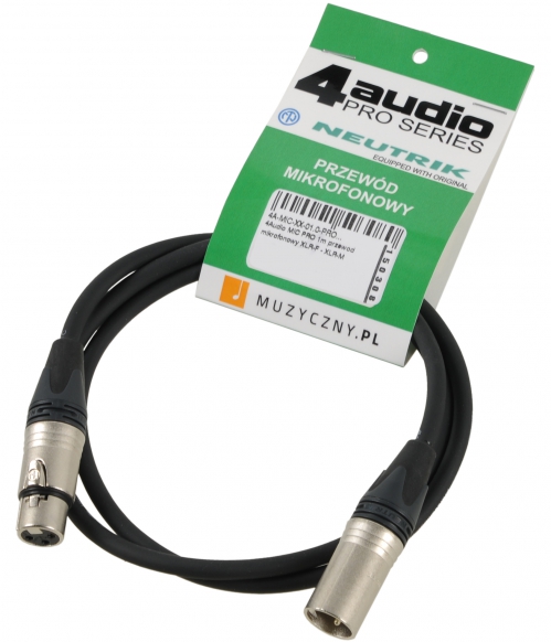 4Audio MIC2022 PRO 1m microphone cable XLR-F XLR-M Neutrik