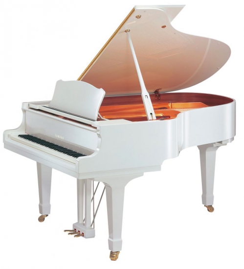 Yamaha GC1M Polished White Baby Grand Piano (161 cm)