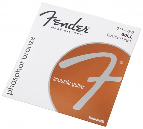 Fender 60CL PB acoustic guitar strings 11-52