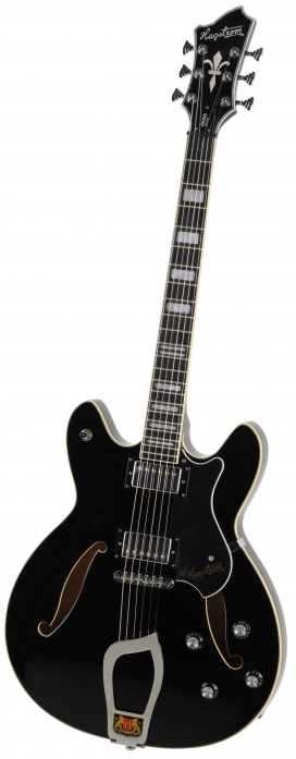 Hagstrom Viking Deluxe Black electric guitar
