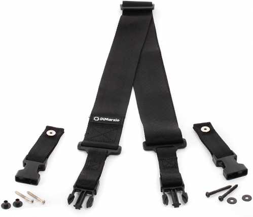 DiMarzio DD2800 BK Clip Lock guitar strap