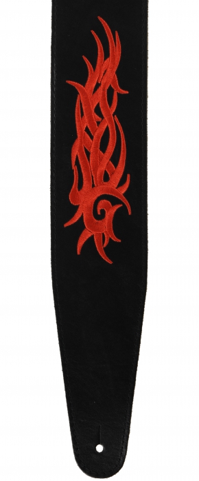 Rali Classic Rali Embroidery 07-010 leather guitar strap