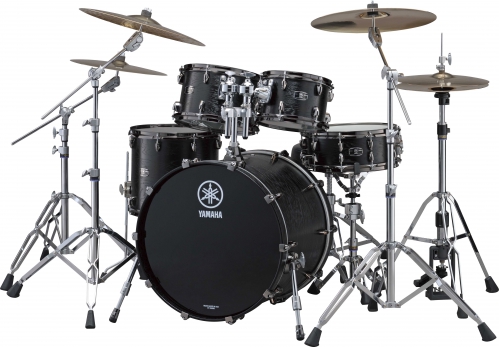 Yamaha Live Custom (Oak) LC ROCK BKW drum kit with snare LNS1455