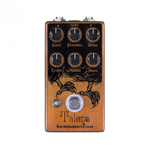 EarthQuaker Devices Talons High Gain Overdrive Guitar Distortion Effects Pedal
