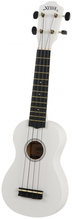 Noir NU1S White soprano ukulele