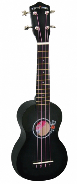 Gypsy Rose GRU 1K BK ukulele