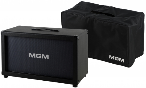 MGM 212 BKC 2x12″ guitar speaker cabinet with gigbag