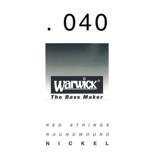 Warwick Red Label Single Bass Guitar String (40)
