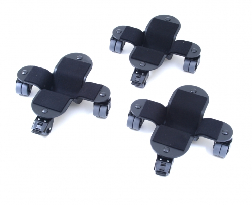 Meyne 260610 grand leg castor brackets with rubber wheels Meyne 260610 grand leg castor brackets with rubber wheels