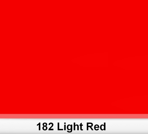 Lee 182 Light Red colour filter, 50x60cm