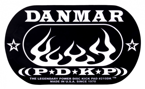 Danmar 210DK Flame Double Bass Drum Impact Pad (double)