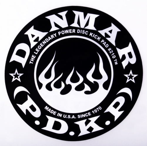 Danmar 210FL1 Flame bass drum beater patch