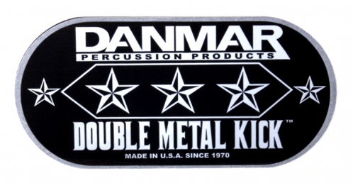 Danmar 210MKD Double Metal Impact Patch for Bass Drum