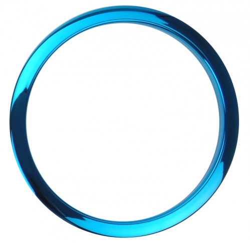 Drum O′s HCB6 Chrome Blue 6″ Bass Drum Reinforcing Ring Drum O′s HCB6 Chrome Blue 6″ Bass Drum Reinforcing Ring