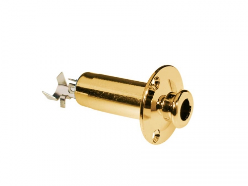 Boston EPJ-67-G 6,3mm jack socket with belt clip, gold