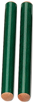 Rohema Percussion 61555/G Green Kids′ Claves Percussion Instrument