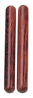 Rohema Percussion 61421 Rosewood Claves Percussion Instrument