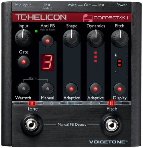 TC Helicon VoiceTone Correct XT vocal processor