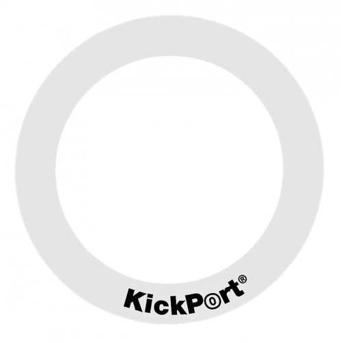 Kick Port T-Ring White drum head reinforcement ring 