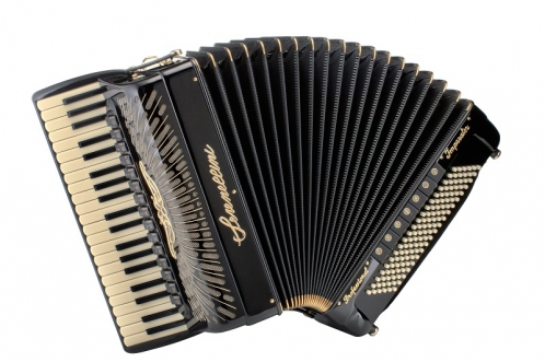 Serenellini Cassotto Imperator Gold (2+2) 41/4/15+M 120/5/7 Piccolo accordion (black)