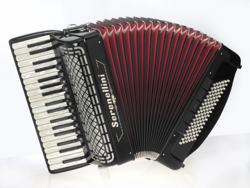 Serenellini 374 37/4/11 96/5/5 Piccolo accordion (black)